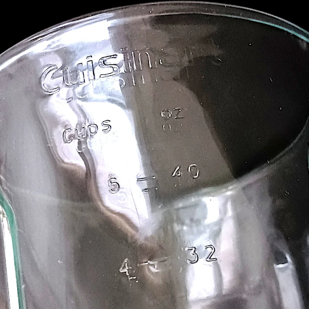 Cuisinart‎ Glass Blender Jar ONLY Attachment for Stand Mixers SM Models White